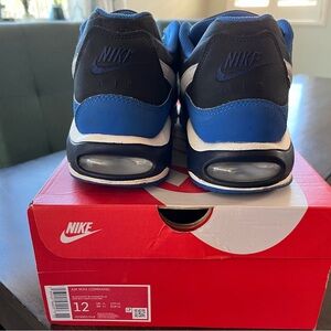 Nike Air Max Command Sneakers - Blue and Black